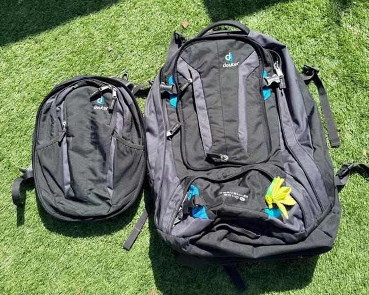 Deuter Traveller 60+10 SL Trekkingrugzak met dagrugzak, Overige merken, 40 cm of meer, Gebruikt, Ophalen of Verzenden