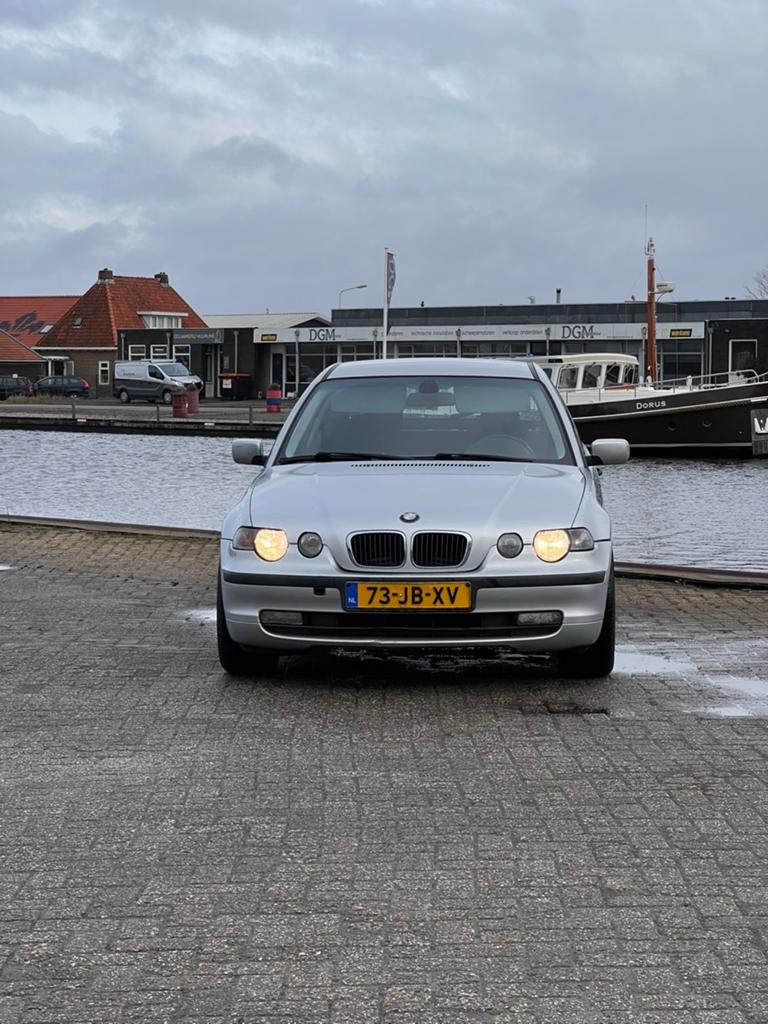 BMW 3-Serie 1.8 TI 316 Compact 2002 Grijs, Auto's, 1250 kg, 4 cilinders, 1796 cc, Handgeschakeld