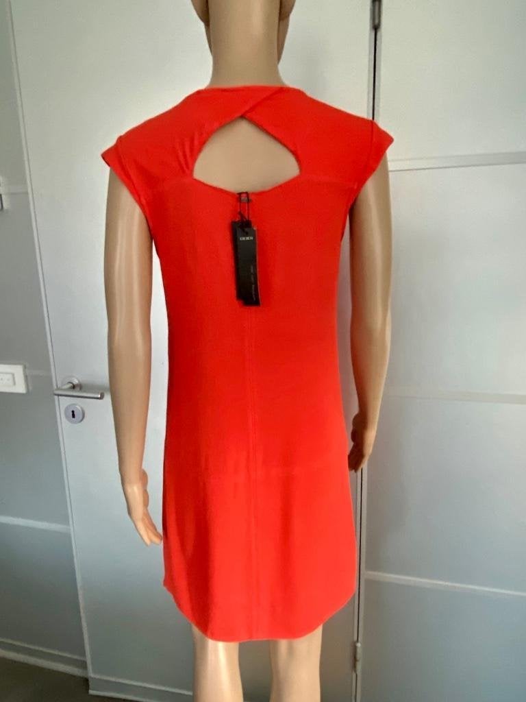 J381 Nieuw: Ikks maat S=36 jurk jurkje oranje, IKKS, Nieuw, Oranje, Ophalen of Verzenden