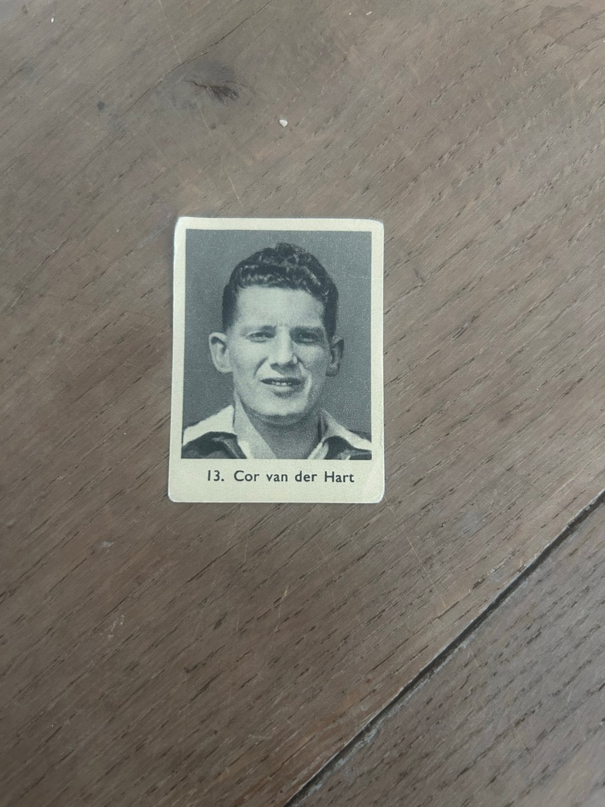 Voetbalplaatje Cor van der Hart Rizla Voetbalprominenten, Ophalen of Verzenden, Zo goed als nieuw, Overige binnenlandse clubs