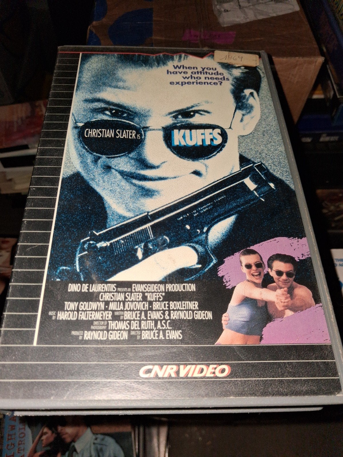 Vhs ex-rental  - Kuffs, Vanaf 16 jaar, Ophalen of Verzenden, Gebruikt, Horror