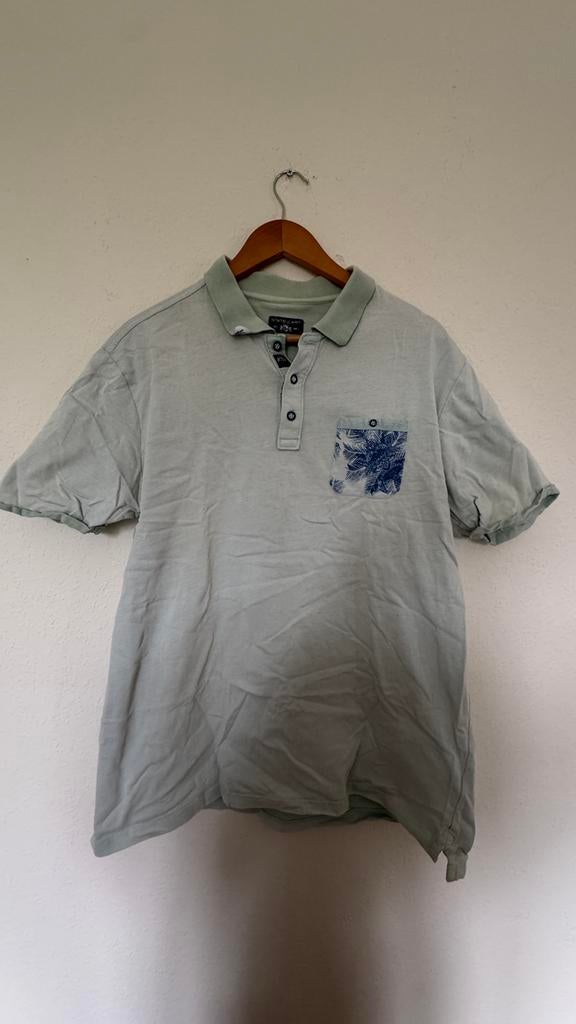 State of Art Polo XL Lichtgroen 100% Katoen Borstzakje, Ophalen of Verzenden, Gedragen, Maat 56/58 (XL), Groen