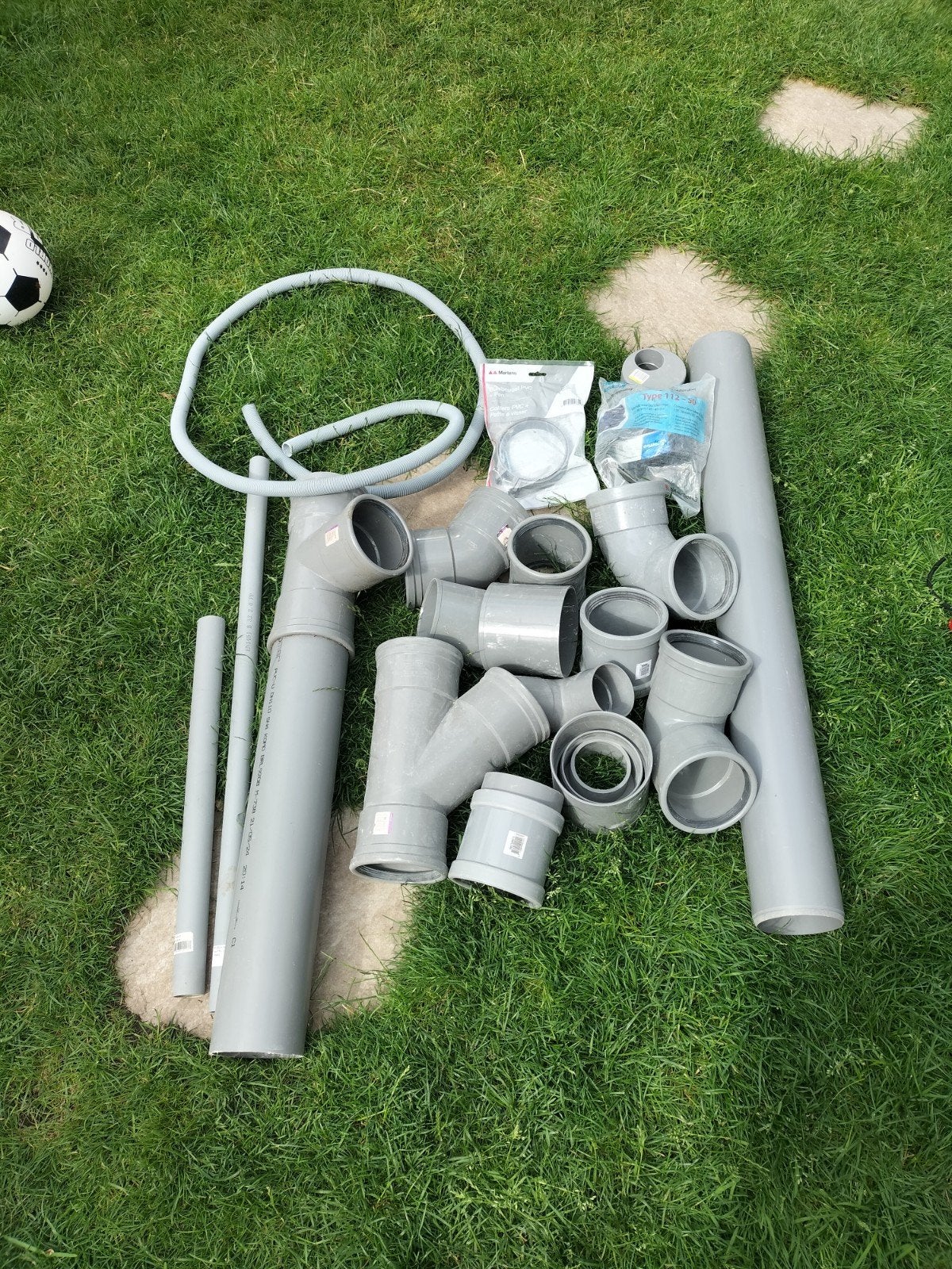 PVC rioolbuizen en hulpstukken 110mm, Ophalen