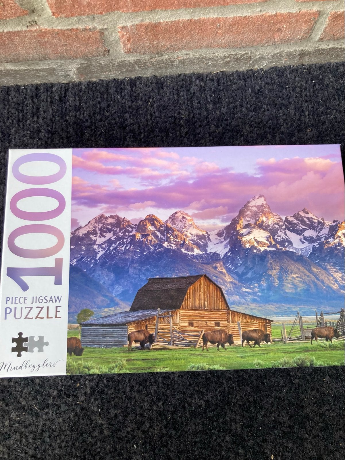 RUILEN. Legpuzzel 1000 stukjes - Yellowstone, Ophalen, 500 t/m 1500 stukjes, Gebruikt, Legpuzzel