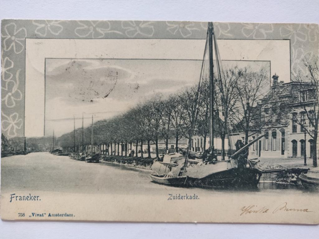 X1574 Franeker 1903 Kleinrond Baambrugge, Ophalen of Verzenden, Voor 1920, Noord-Holland