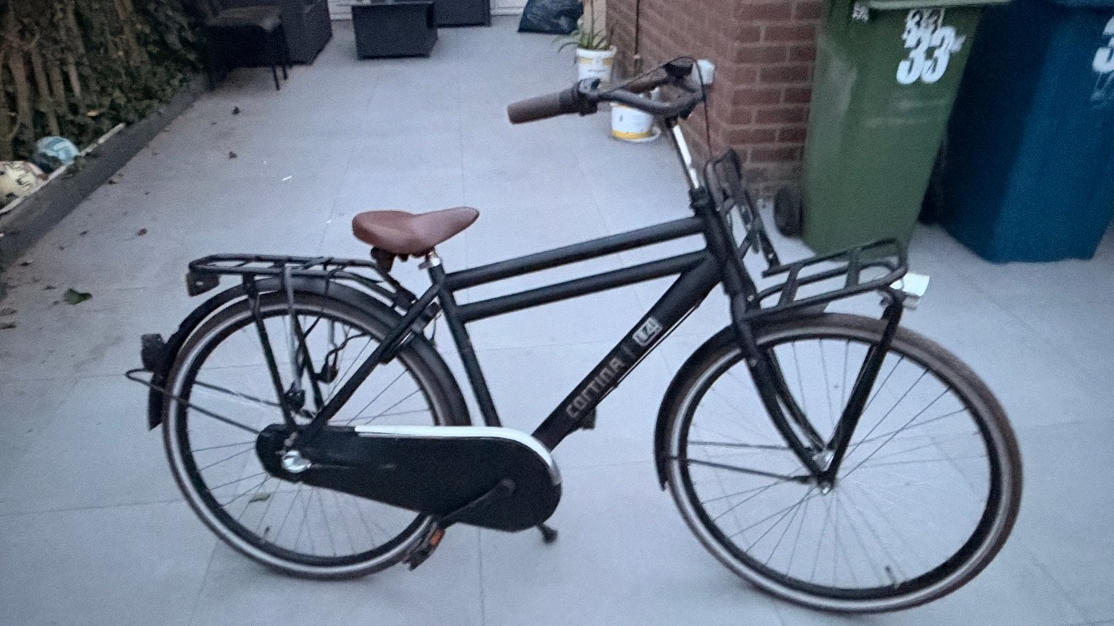 Cortina U4 Transportfiets - Zwart, Zo goed als nieuw
