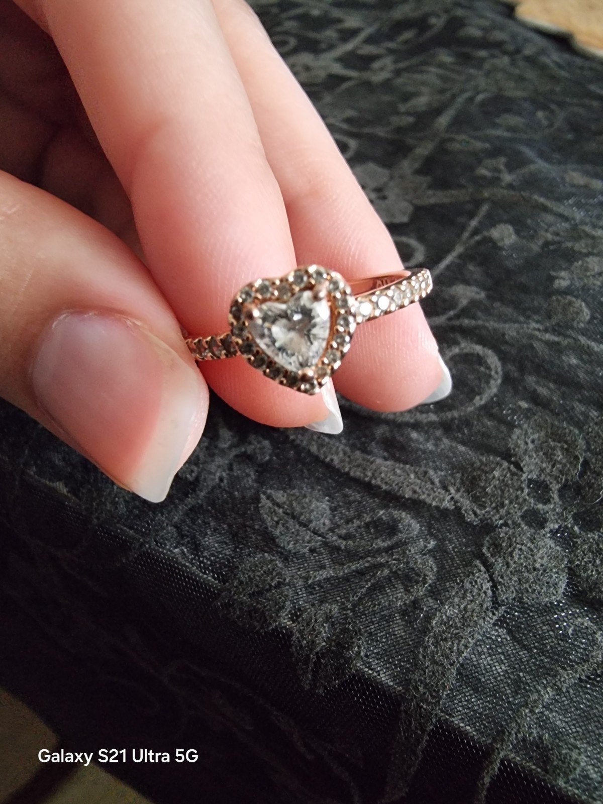 Pandora Ring, Ophalen, 20 of groter, Zo goed als nieuw, Roze