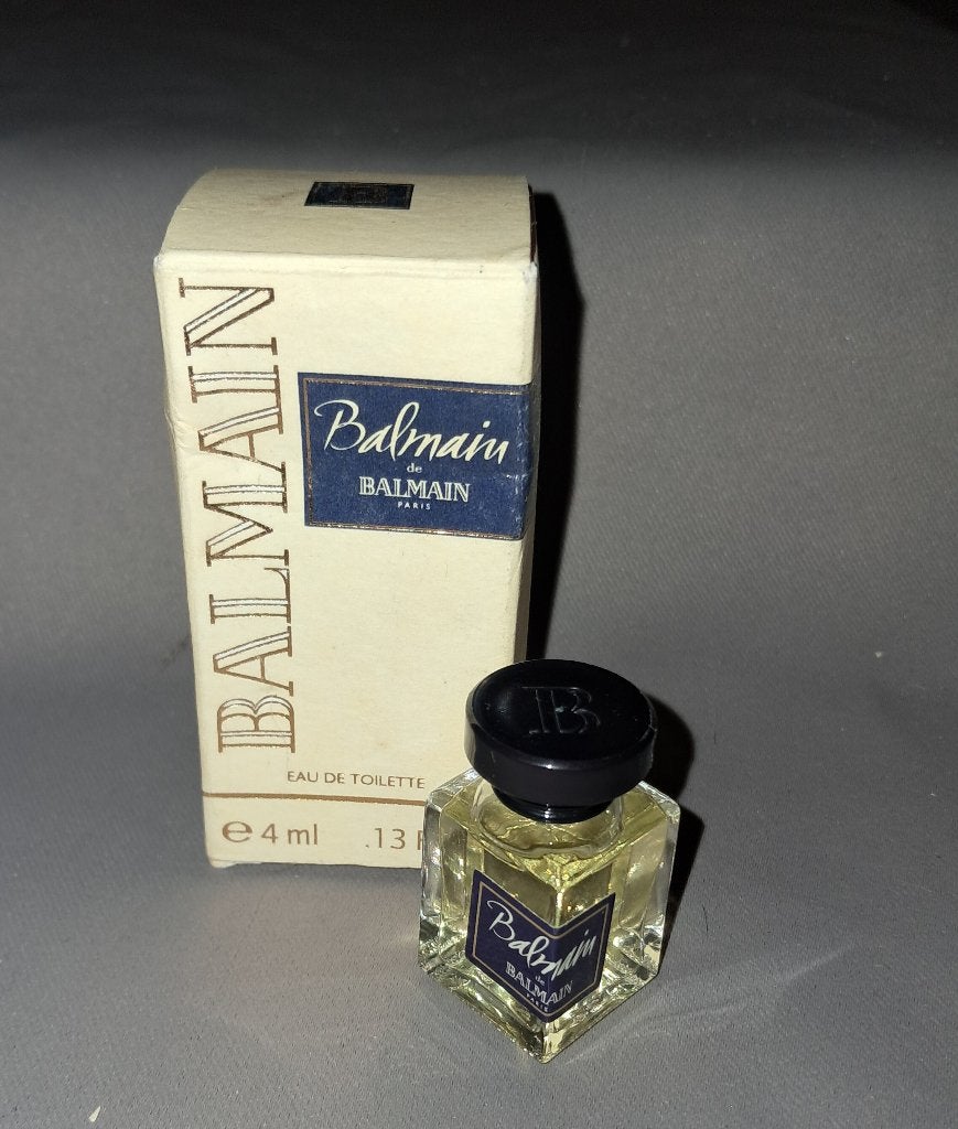 Parfum miniatuur - Balmain + Doosje, Verzamelen, Ophalen of Verzenden, Zo goed als nieuw, Miniatuur, Gevuld