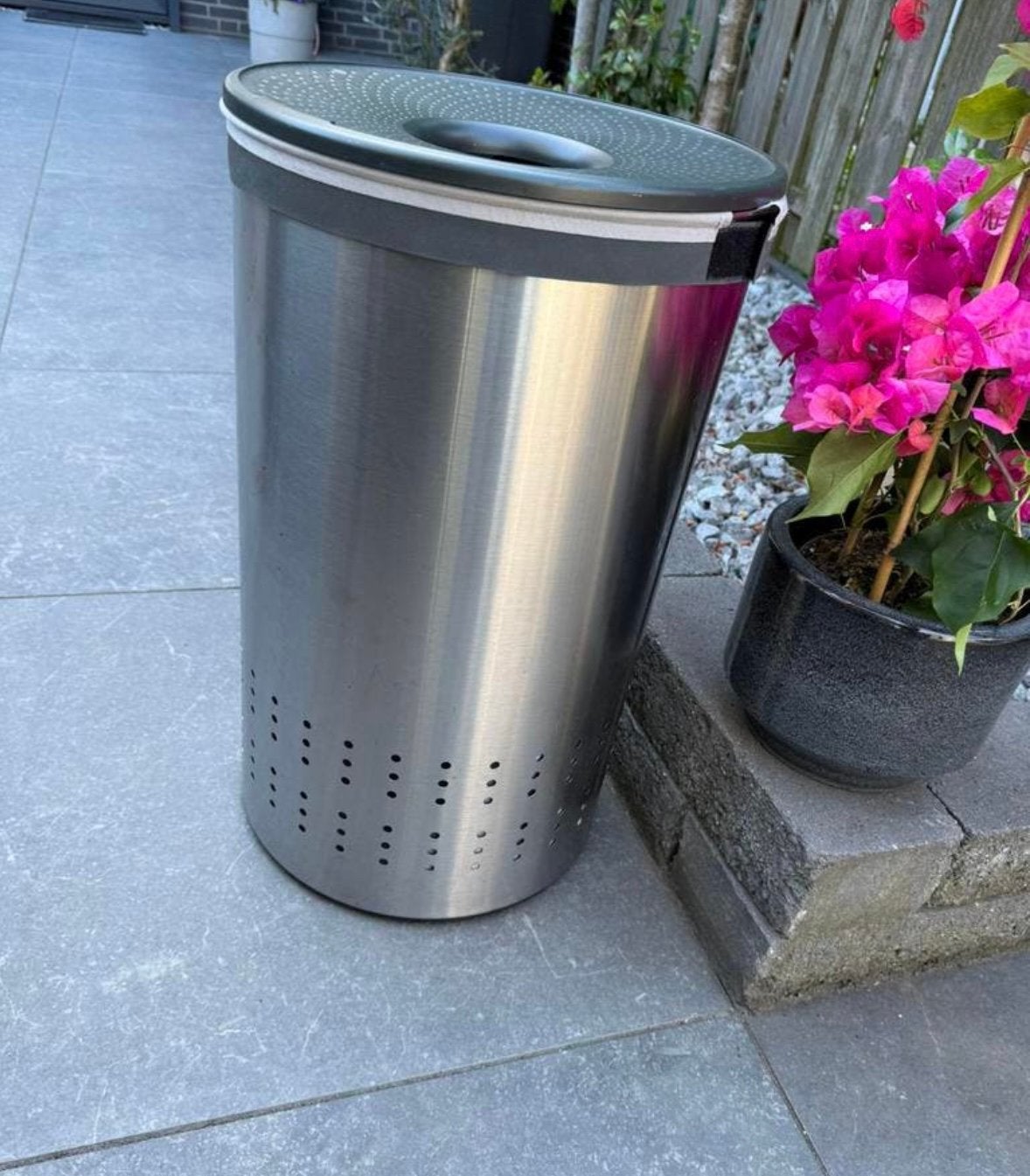 Wasmand Brabantia, 40 liter of meer, Ophalen of Verzenden, Zo goed als nieuw, Rvs