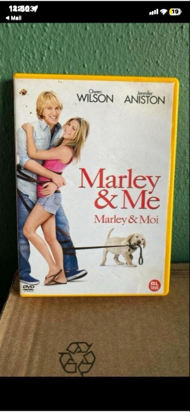 Marley & Me DVD - Romantische komedie met Owen Wilson, Alle leeftijden, Ophalen of Verzenden, Gebruikt, Romantische komedie
