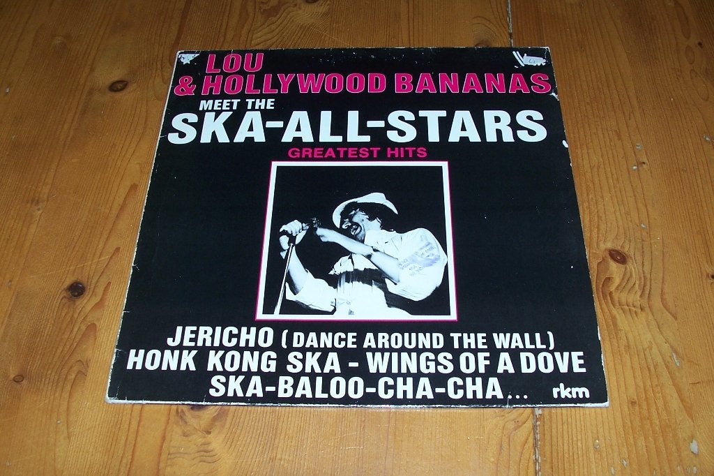  Lou & Hollywood Bananas Meet The Ska All Stars:  reggae  lp, Ophalen of Verzenden, Gebruikt, 12 inch, LP