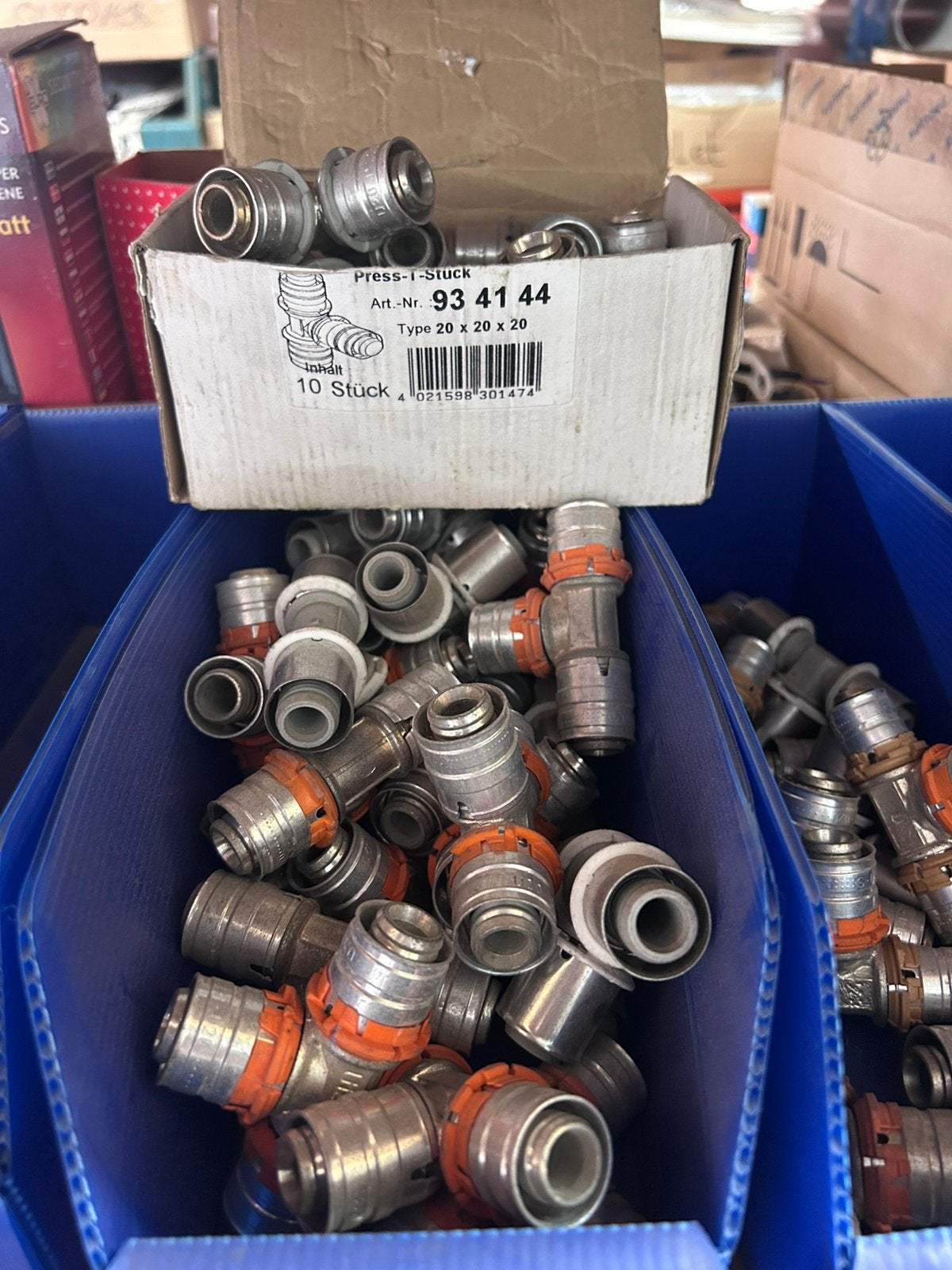 Partij Uponor t-stukken 20mm, ., Overige typen, Nieuw, Ophalen of Verzenden
