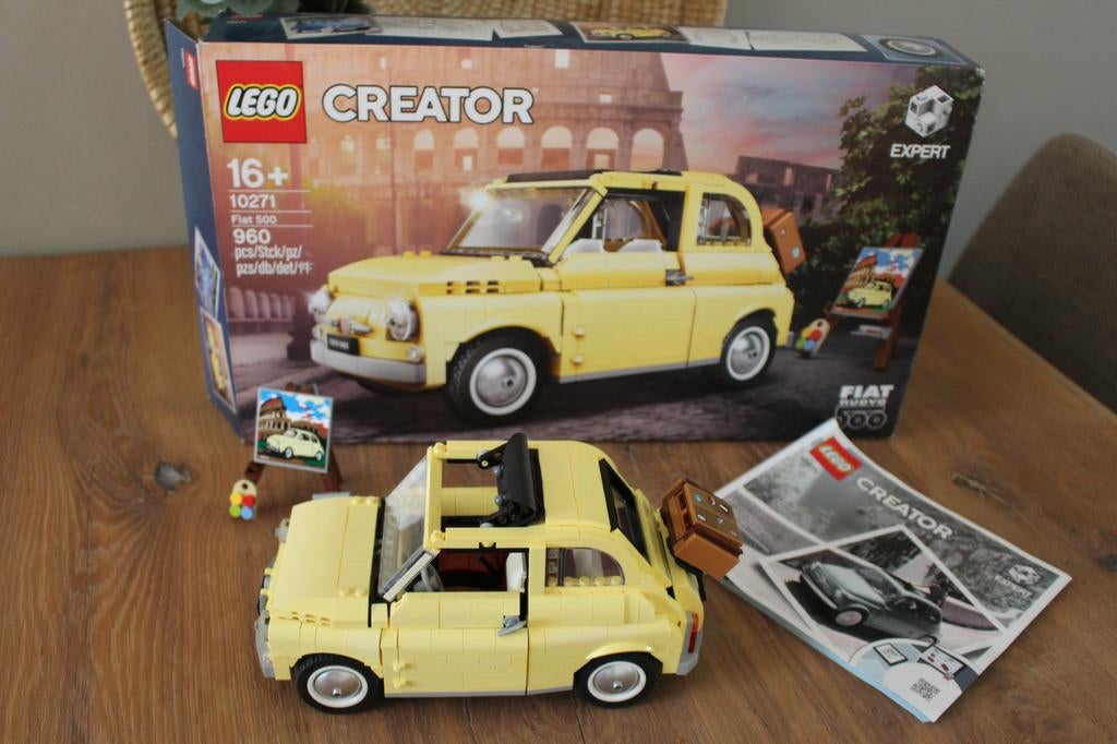 Lego Creator Fiat 500 (10271), Lego, Compleet, Ophalen of Verzenden, Zo goed als nieuw