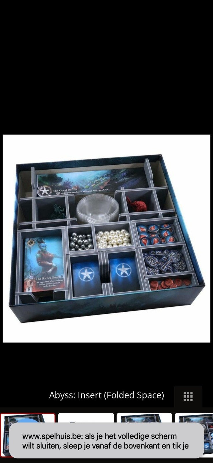 insert abyss bordspel, Ophalen of Verzenden