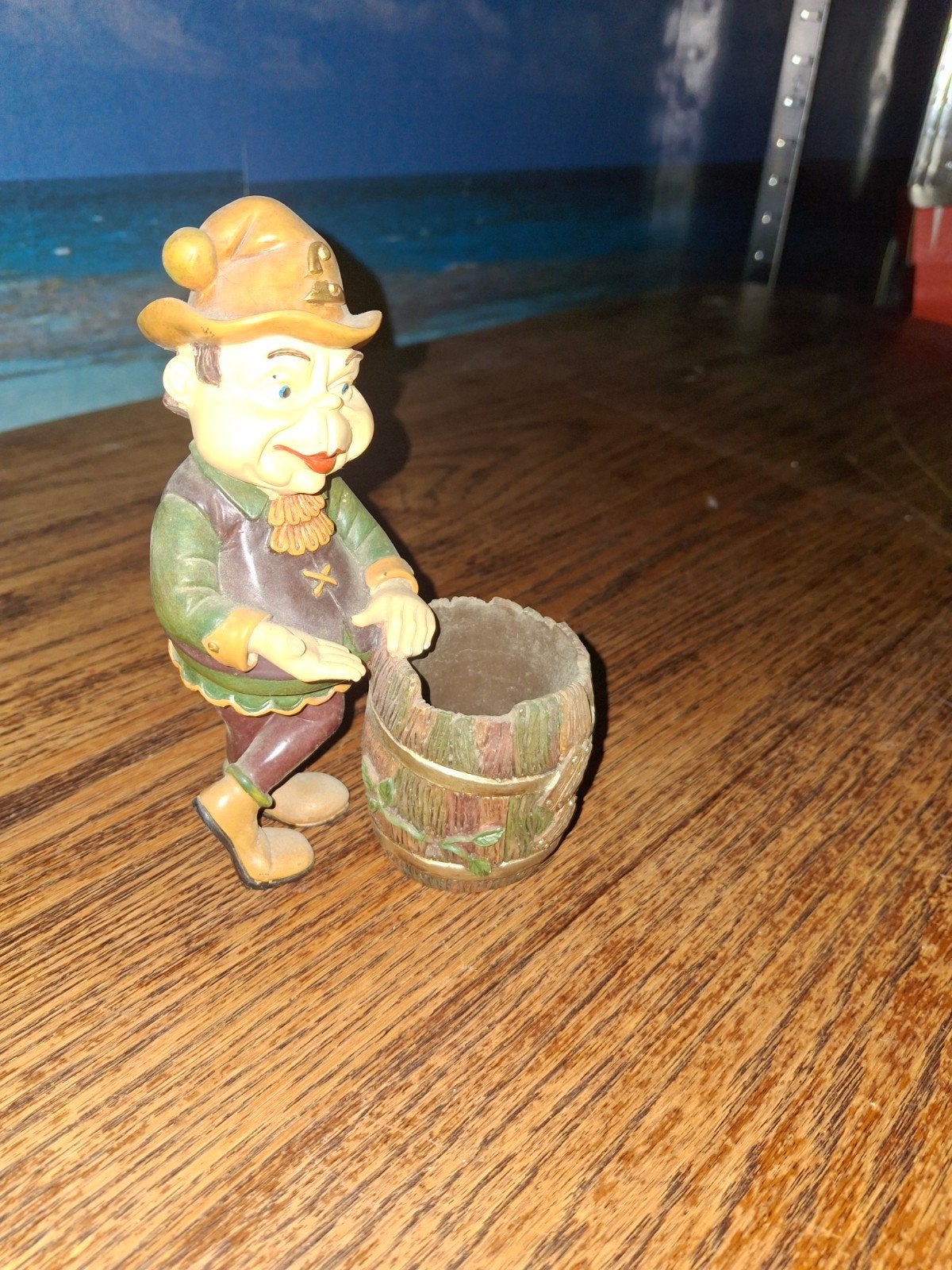 Vintage Laaf Collection beeldje met ton - AB/033260, Verzamelen, Ophalen