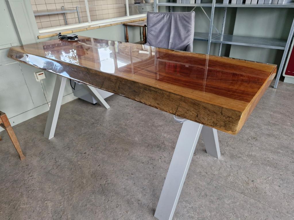 Design (vergader)tafel/buro, Huis en Inrichting, Tafels | Eettafels, Ophalen, 50 tot 100 cm, 150 tot 200 cm, Rechthoekig