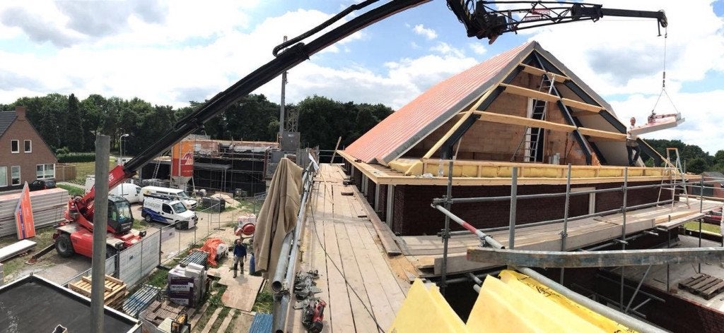 verreiker Manitou lier 7,5 mtr., Ophalen, Verreiker
