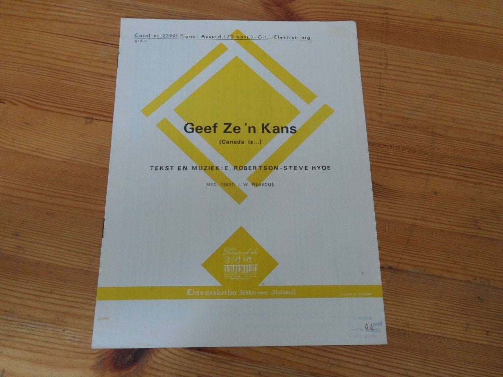 Klavarskribo - Noiret / Robertson, Muziek en Instrumenten, Gebruikt, Piano, Ophalen of Verzenden, Artiest of Componist