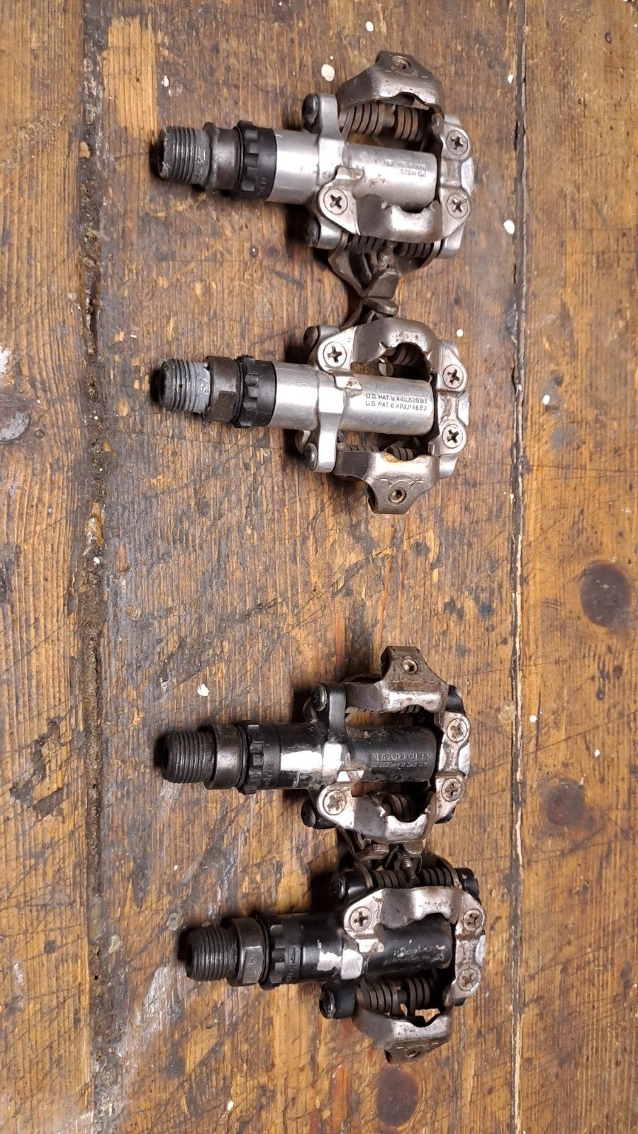 Shimano SPD pedalen - 2x set beschikbaar, Fietsen en Brommers, Fietsonderdelen, Crankstel of Pedalen, Gebruikt, Staal, Racefiets