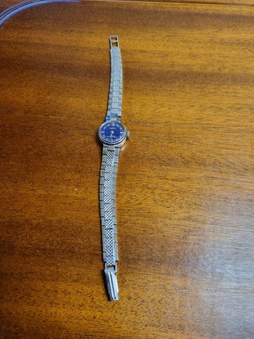 horloge dames chaika 1990 zilverkleurig, Ophalen of Verzenden, 'T Olde Gre-j, Info@toldegrej.nl, Endepoelstraat 20f Didam