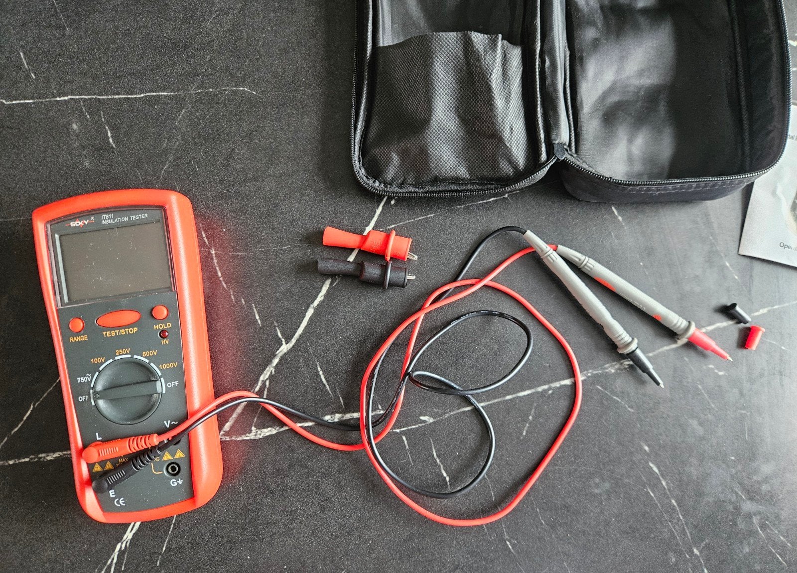 SOXY IT811 Isolatietester Multimeter met Tasje, Ophalen, Zo goed als nieuw, Elektriciteit