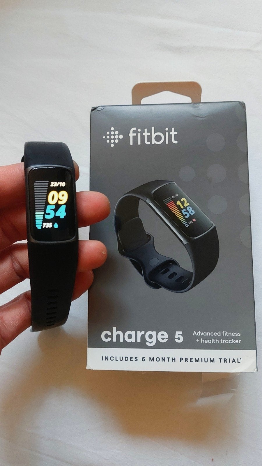 Fitbit Charge 5 – Goede staat, Stappen, Zwart, Ophalen of Verzenden, Zo goed als nieuw