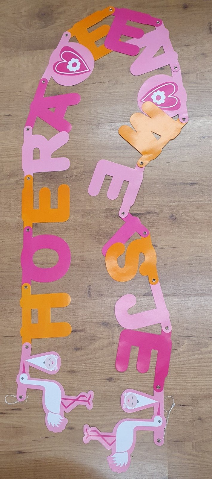 Geboorteversiering Meisje / Babyshower Decoratie, Ophalen of Verzenden, Gebruikt