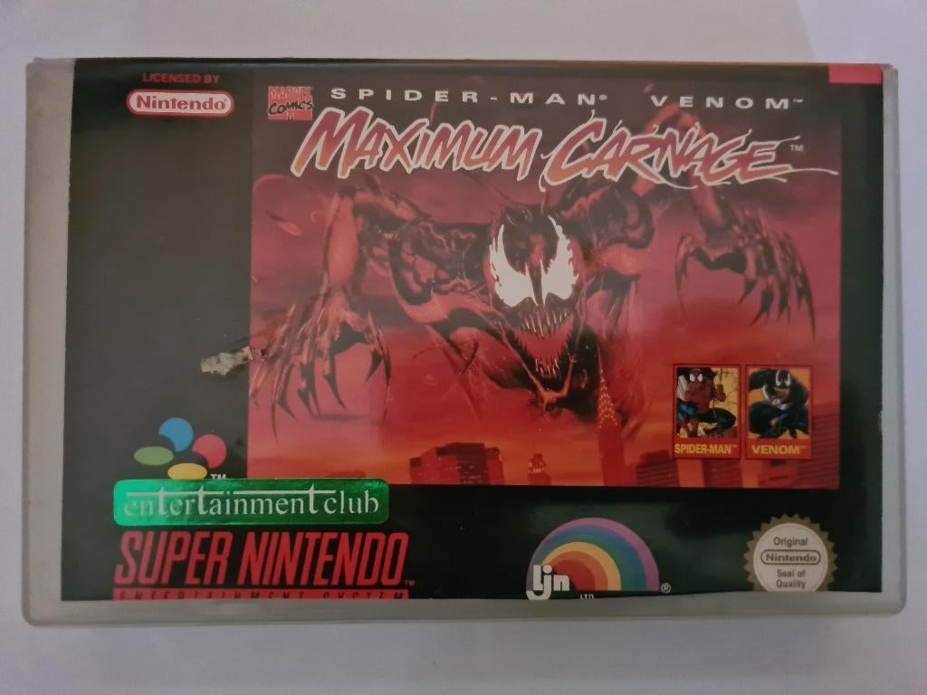 SPIDER-MAN VENOM MAXIMUM CARNAGE, Muziek, Gebruikt, 1 speler, Ophalen of Verzenden