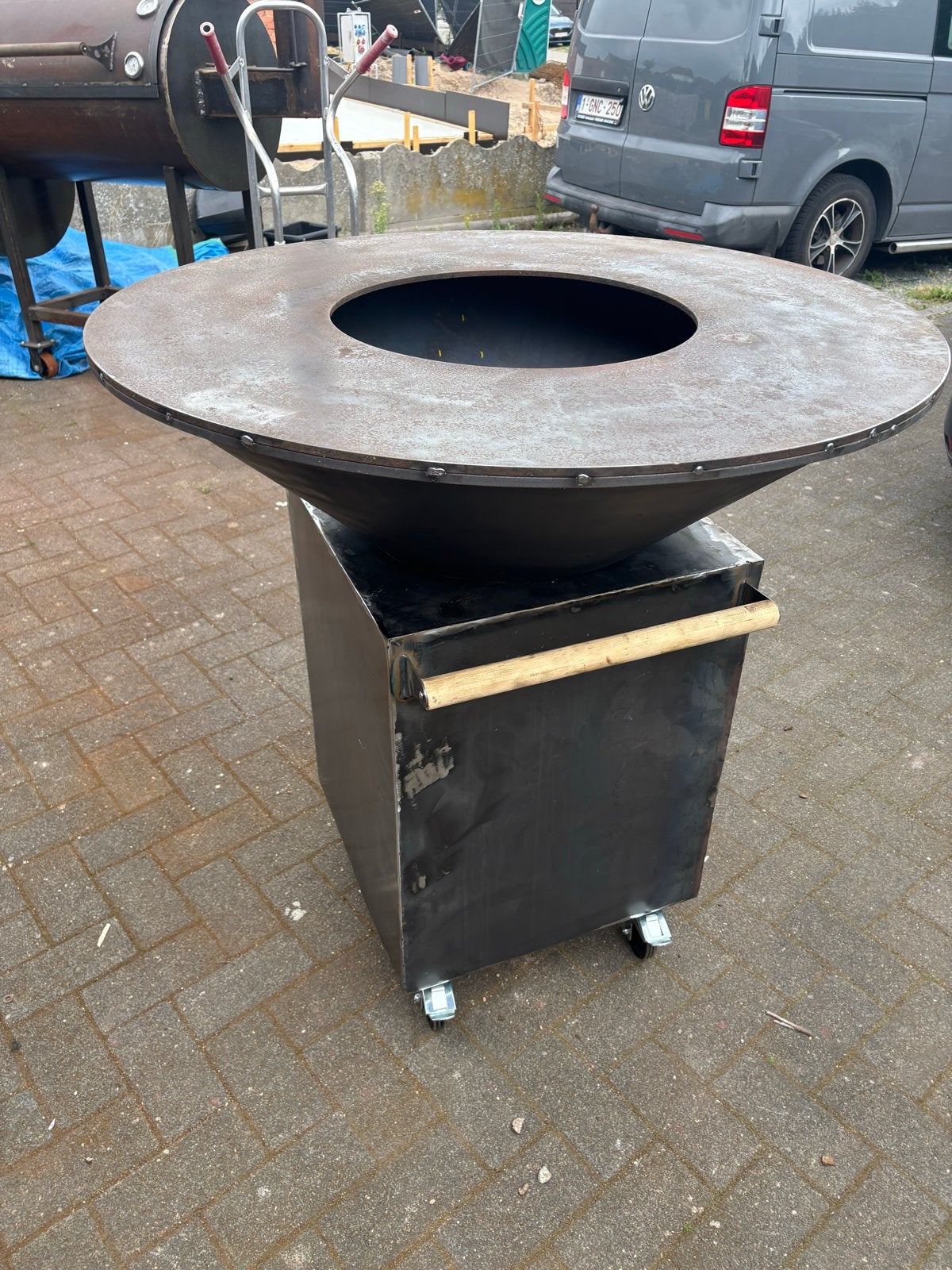 Plancha BBQ 100 cm, Tuin en Terras, Ophalen, Zo goed als nieuw