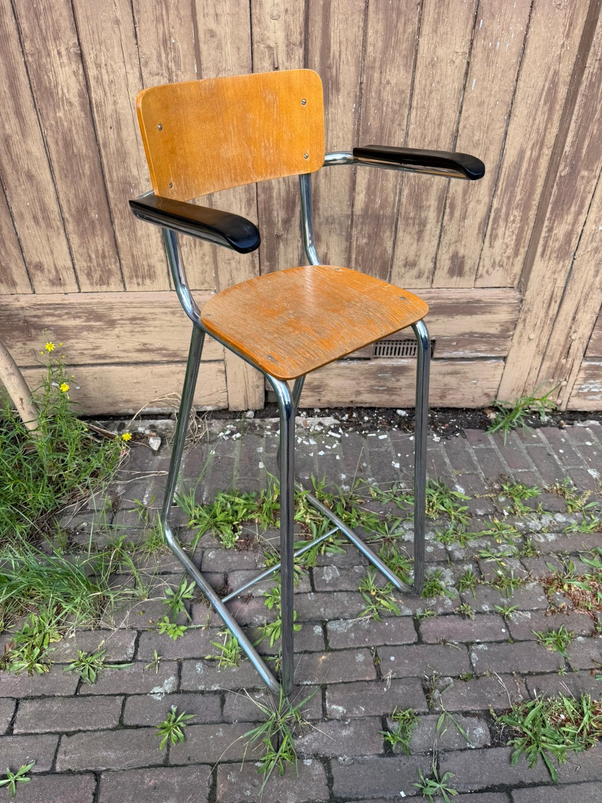 Gispen kinder hoge kapperstoel vintage design NURIGARAGE, Antiek en Kunst, Ophalen