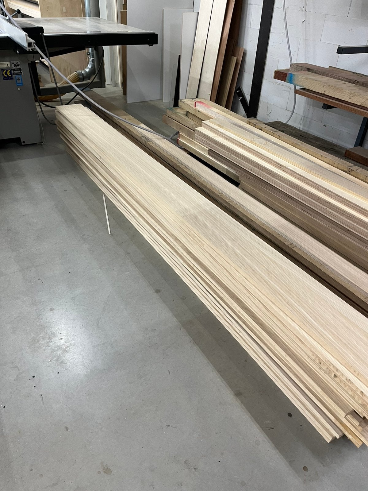19 mm mdf eiken fineer, Doe-het-zelf en Verbouw, Hout en Planken, Ophalen, Minder dan 25 mm, Eiken, Zo goed als nieuw