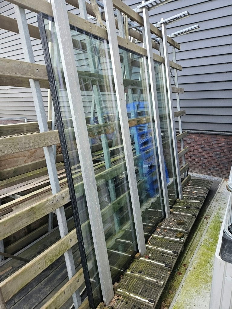 Triple glas ruit | Nieuw | 2 zijdig gelaagd | 1986 x 2289, Doe-het-zelf en Verbouw, Ophalen, Gevelraam of Ruit, Nieuw, 160 cm of meer
