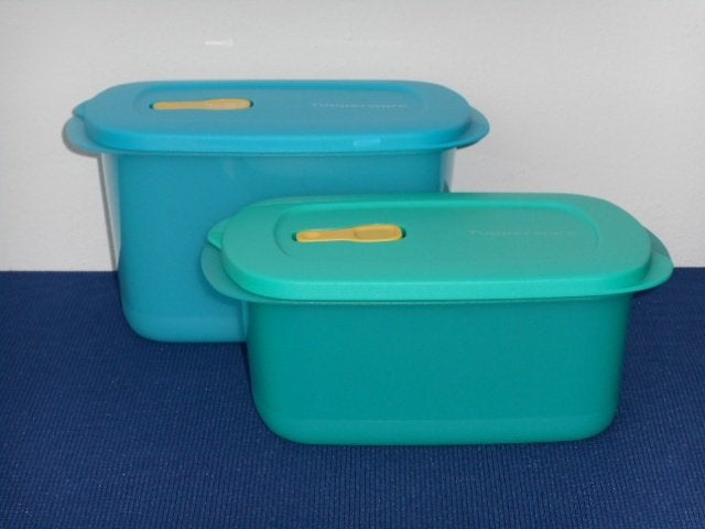 Tupperware Crystalwave Set Rechthoek (2), Ophalen of Verzenden, Nieuw, Overige typen, Met deksel