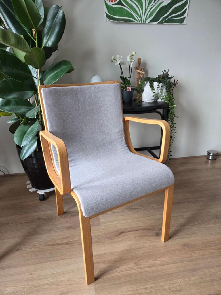 Set van 2 JOC stoelen, ontworpen door J.O. Carlsson, Ophalen, Twee, Zo goed als nieuw, Stof