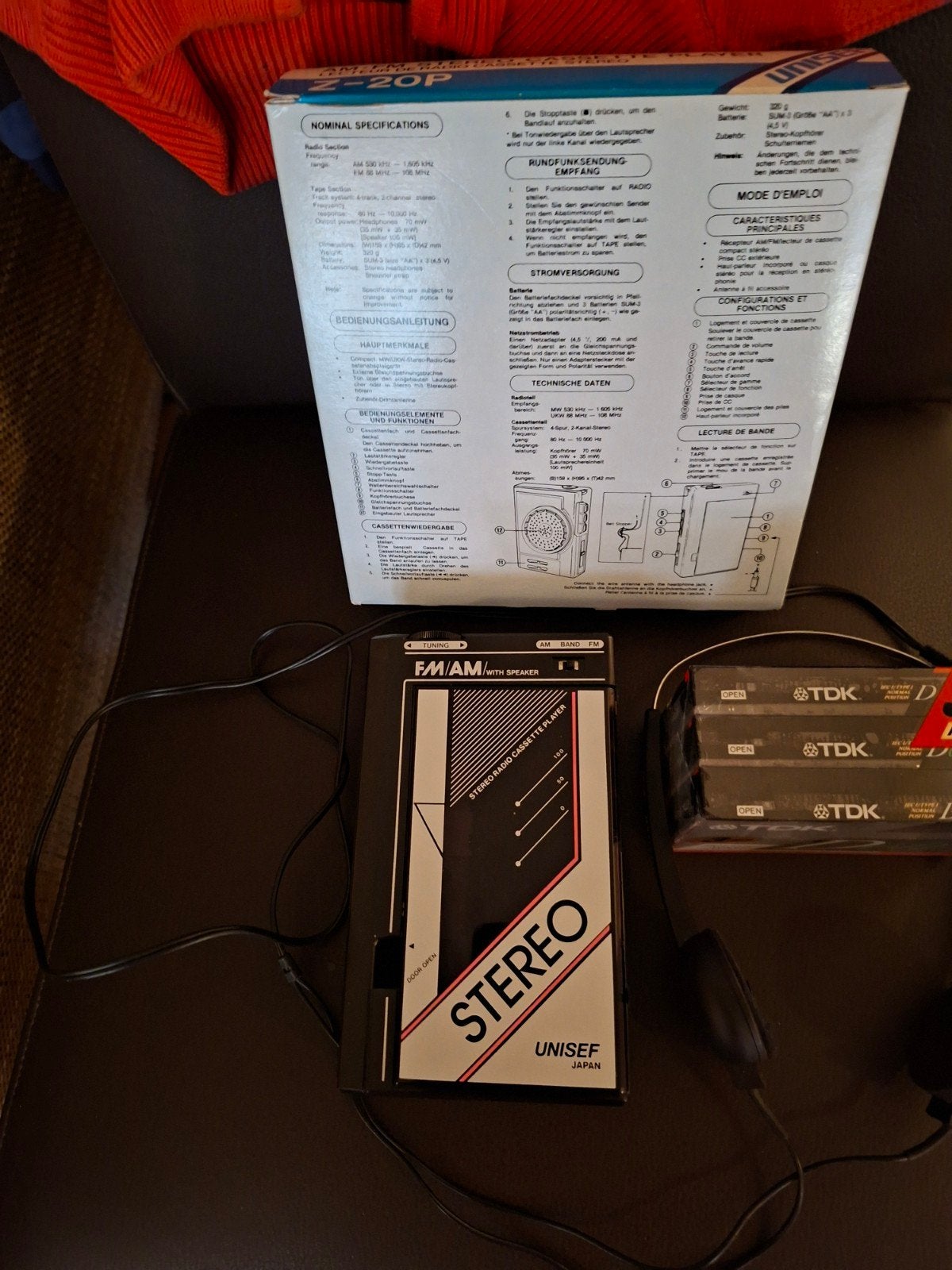 Unisef Z 20 p. walkman. verzending mogelijk., Ophalen, Walkman
