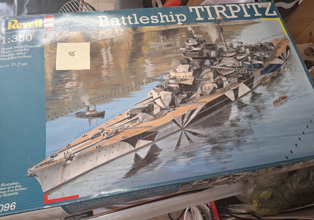 Revell Tirpitz 1/350, Ophalen of Verzenden, Gebruikt, 1:200 of kleiner, Revell