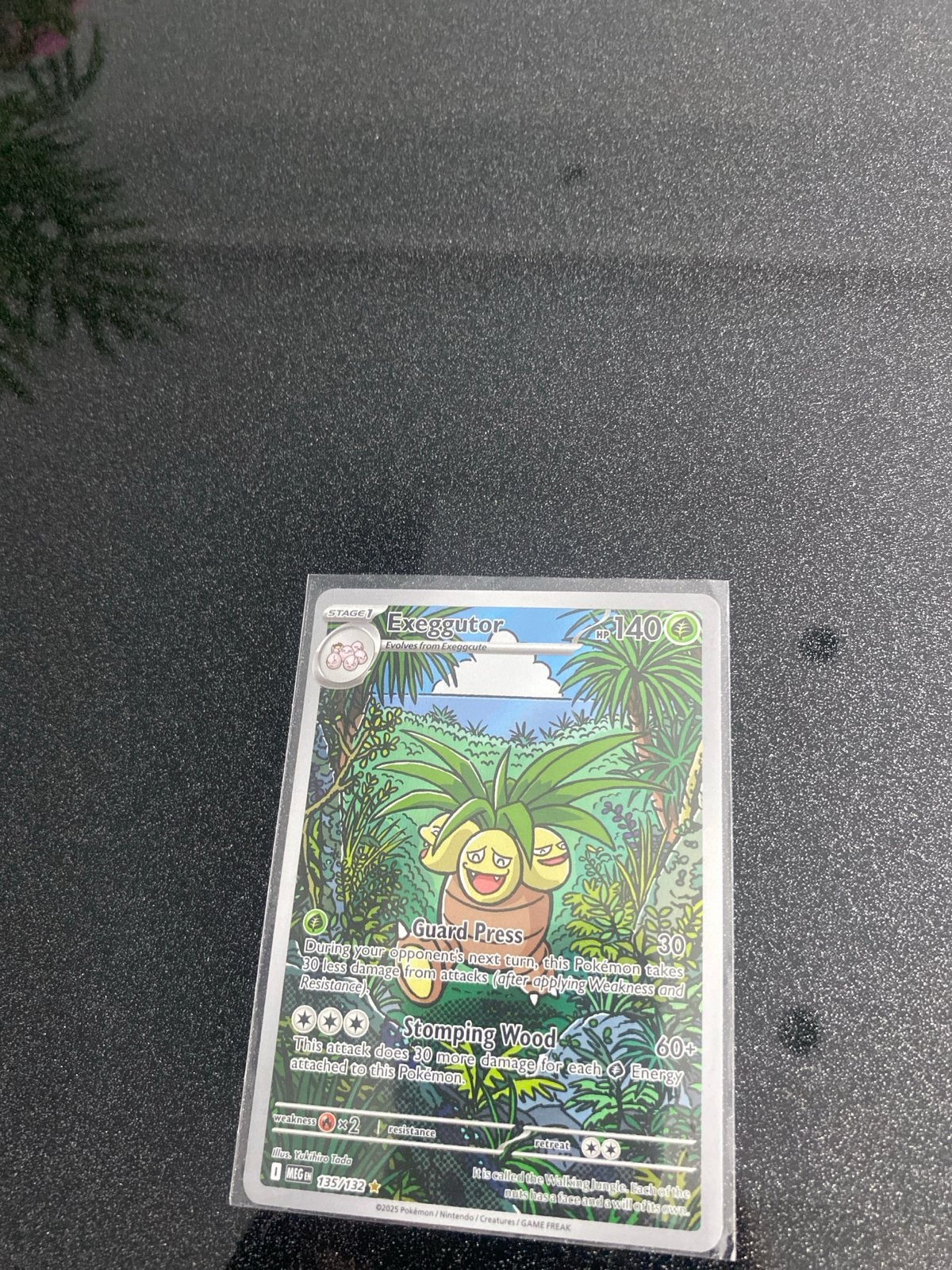 Pokémon Kaart: Exeggutor  (Illustratie rare), Hobby en Vrije tijd, Verzamelkaartspellen | Pokémon, Zo goed als nieuw, Losse kaart