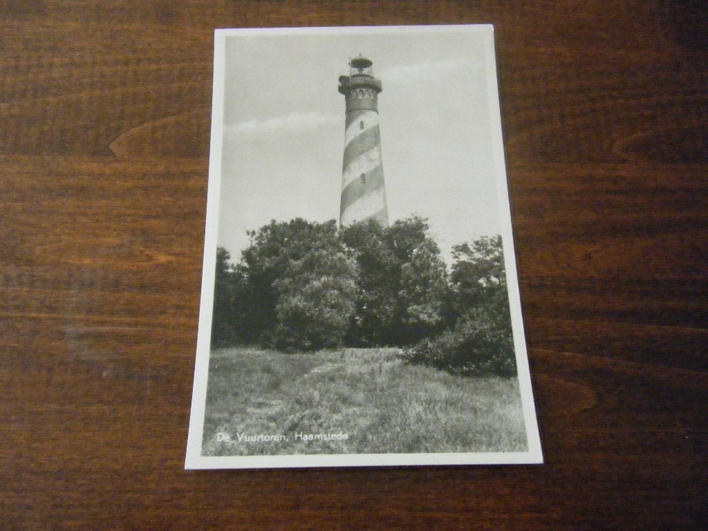 P32 - Haamstede - Vuurtoren - 1955 - Mooi/Oud, Verzamelen, Ansichtkaarten | Nederland, Ophalen of Verzenden, 1940 tot 1960, Zeeland