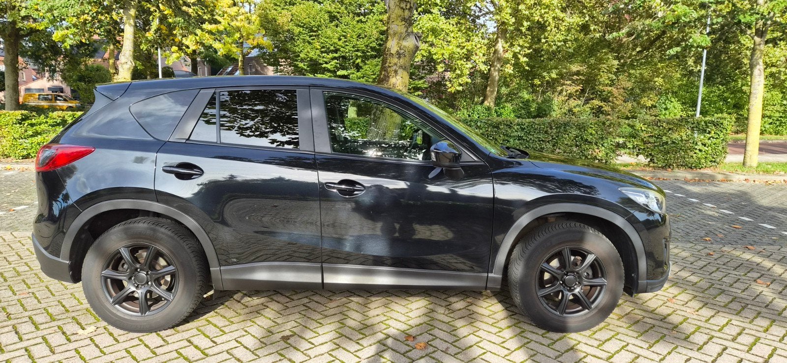 Mazda CX-5 2.0 121KW 2WD 2012 Zwart, Auto's, Voorwielaandrijving, 1998 cc, Stof, Zwart