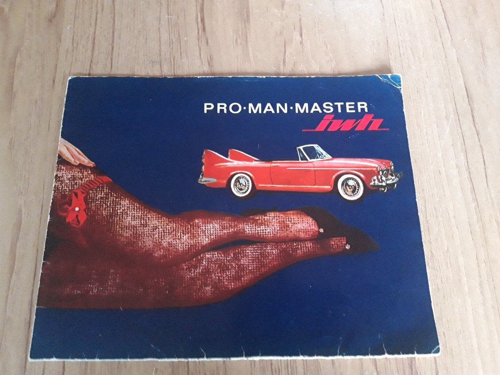 Pro Man Master JWH autofolder promotie 1963, Ophalen of Verzenden, Gelezen, Overige merken