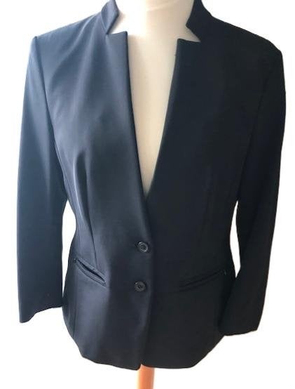 Marccain colbertje zwart maat 6, Verzenden, Zwart, Maat 46/48 (XL) of groter, Zo goed als nieuw