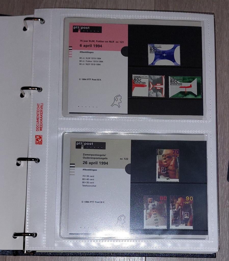 Davo album Nederlandse postzegel mapjes 121 t/m 151, Ophalen of Verzenden