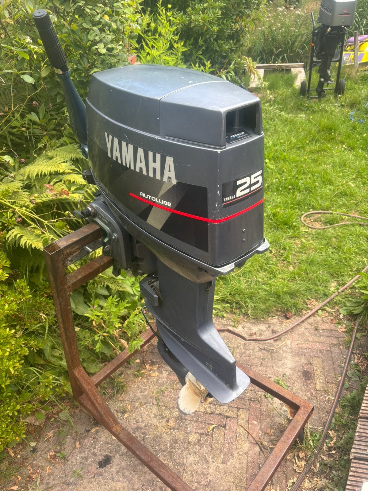Yamaha 25pk autolube kortstaart trekstart., Ophalen, Zo goed als nieuw, Benzine, 30 pk of meer
