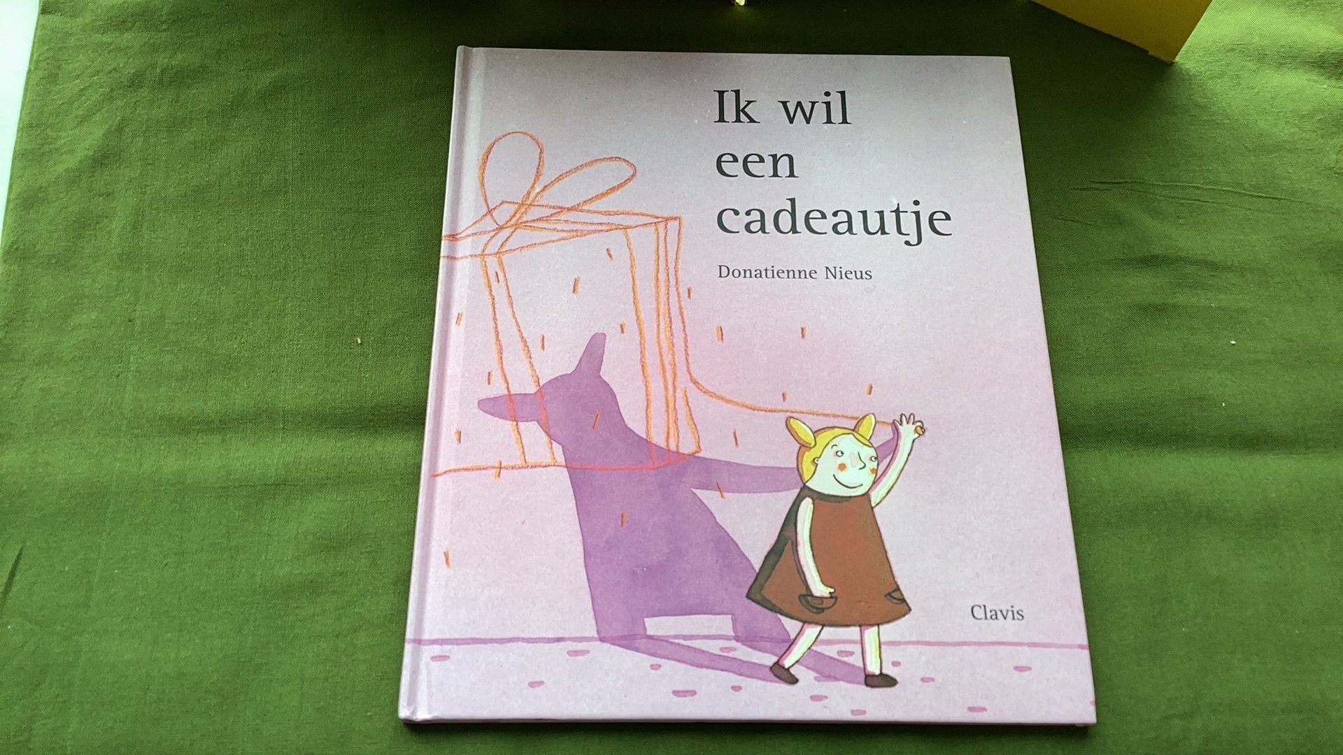 Donatienne Nieus. Ik wil een cadeautje. Prentenboek. 3+, Ophalen of Verzenden, Zo goed als nieuw, Prentenboek