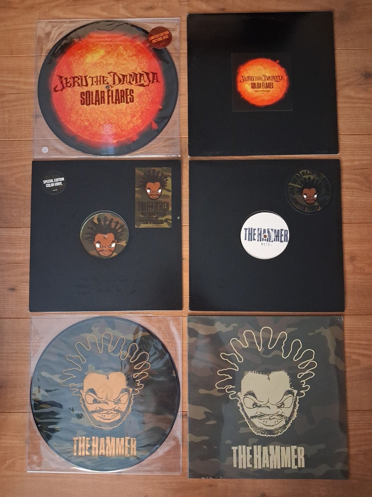 Jeru the Damaja - Solar Flares & The Hammer (Picture Discs), LP, Picture disc, Ophalen of Verzenden, 12 inch