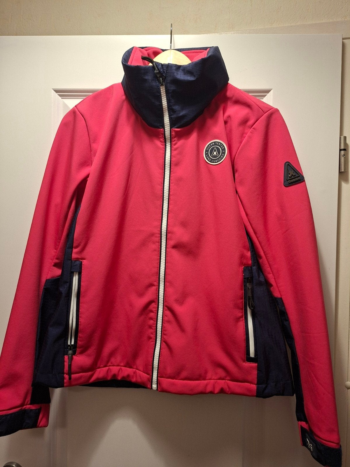 Gaastra jas roze/blauw maat S, Gaastra, Ophalen of Verzenden, Zo goed als nieuw, Roze
