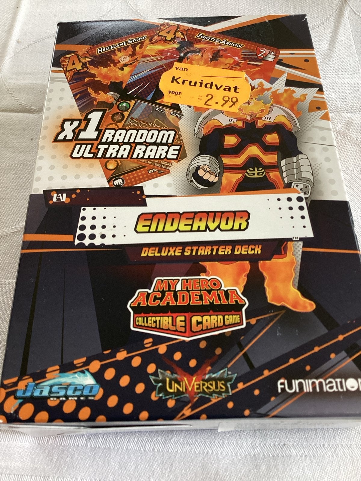 My Hero Academia Collectible Card Game - Endeavor Starter De, Ophalen of Verzenden, Nieuw, Starterdeck, Foil