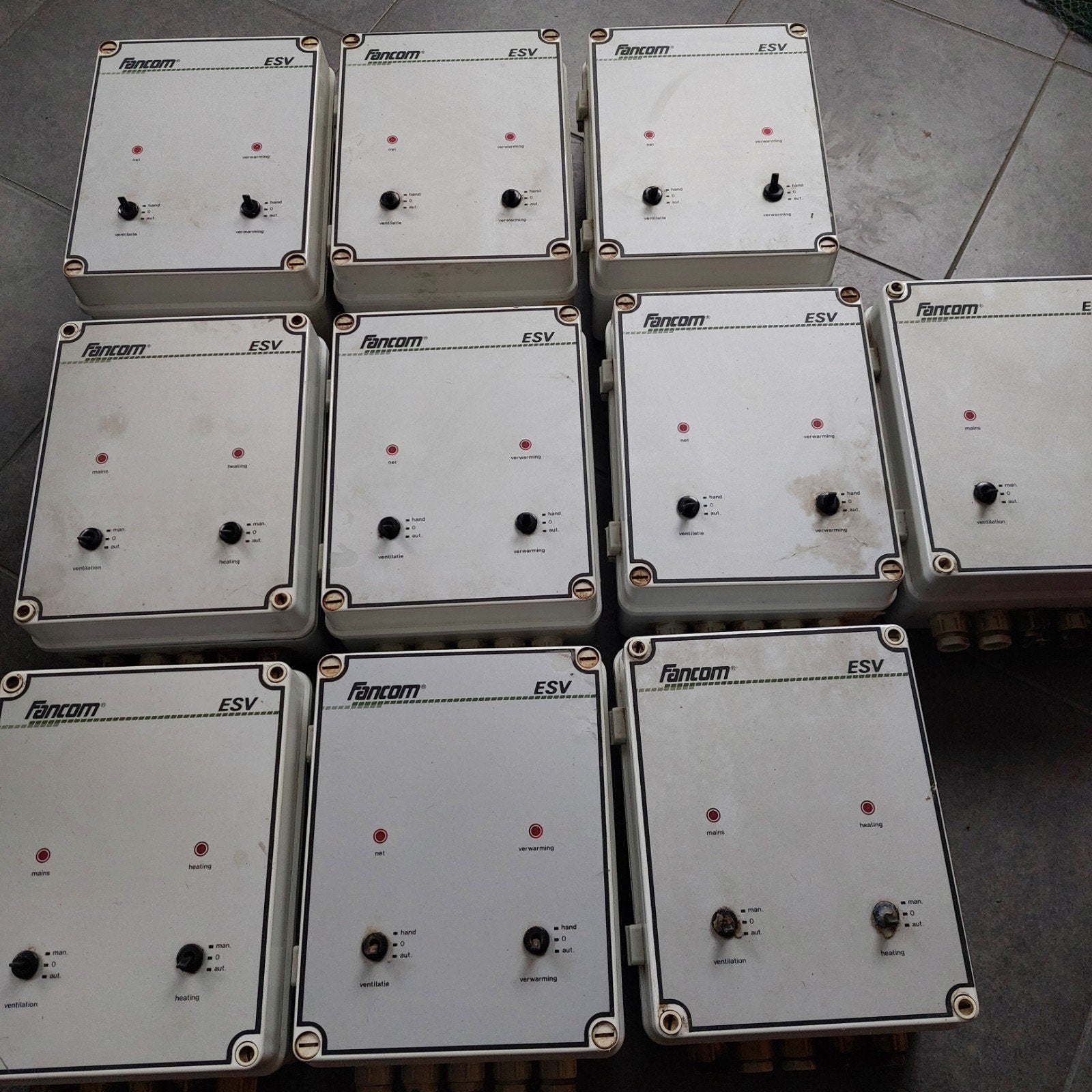 10 x Fancom ESV kast