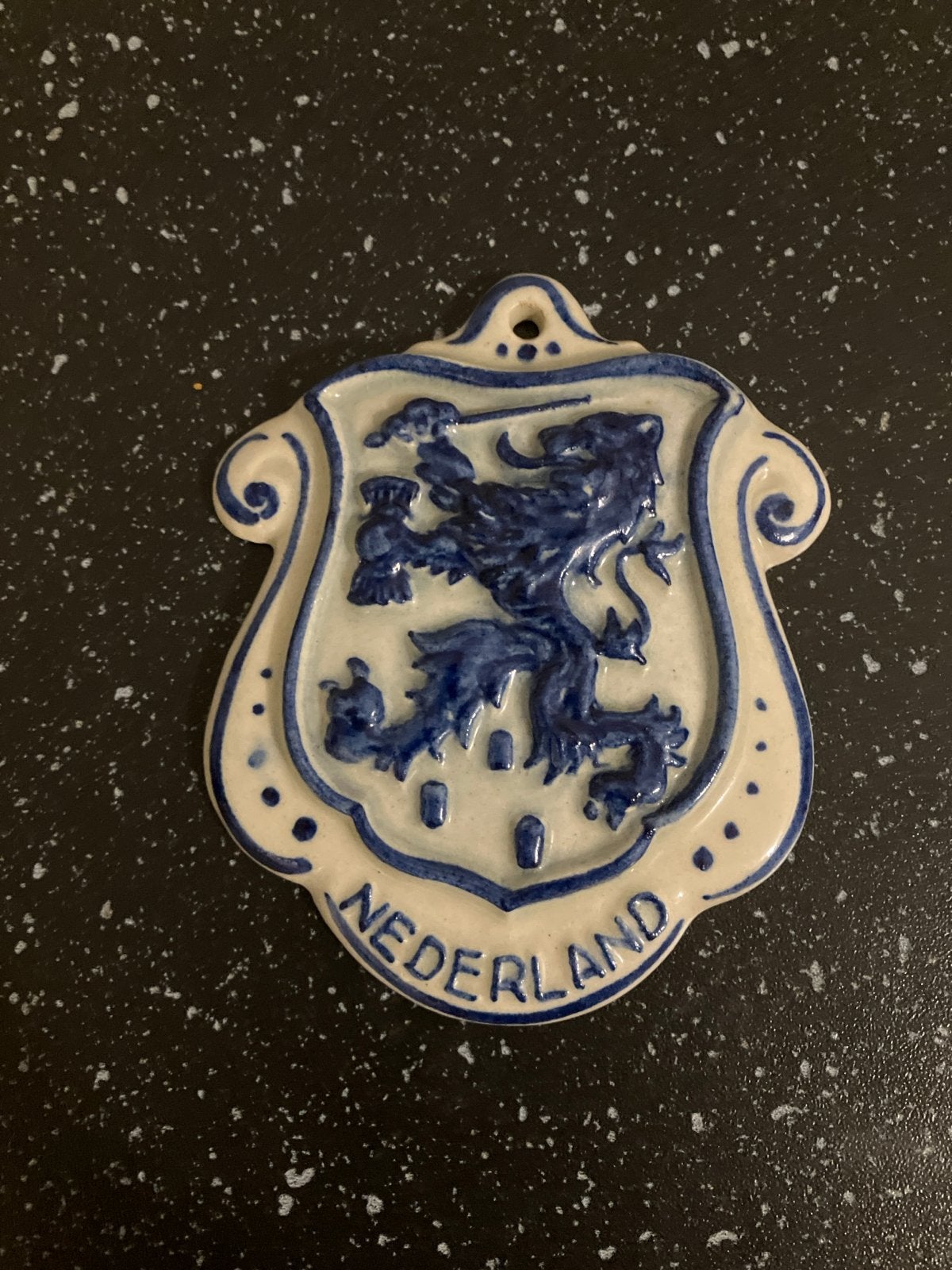Delfts Blauw Wanddecoratie Nederland Leeuw Wapen, Ophalen of Verzenden