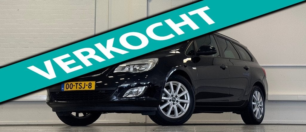 Opel Astra Sports Tourer 1.4 Turbo Edition Navigatie CruiseC, Voorwielaandrijving, Euro 5, Stof, Gebruikt